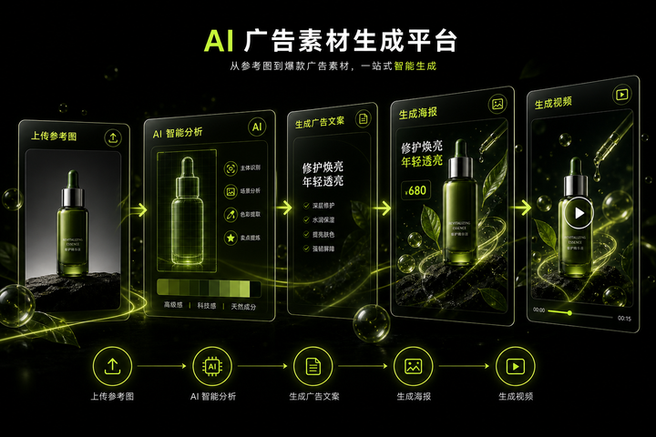 AIWRMK 黑绿高级创意生产流水线